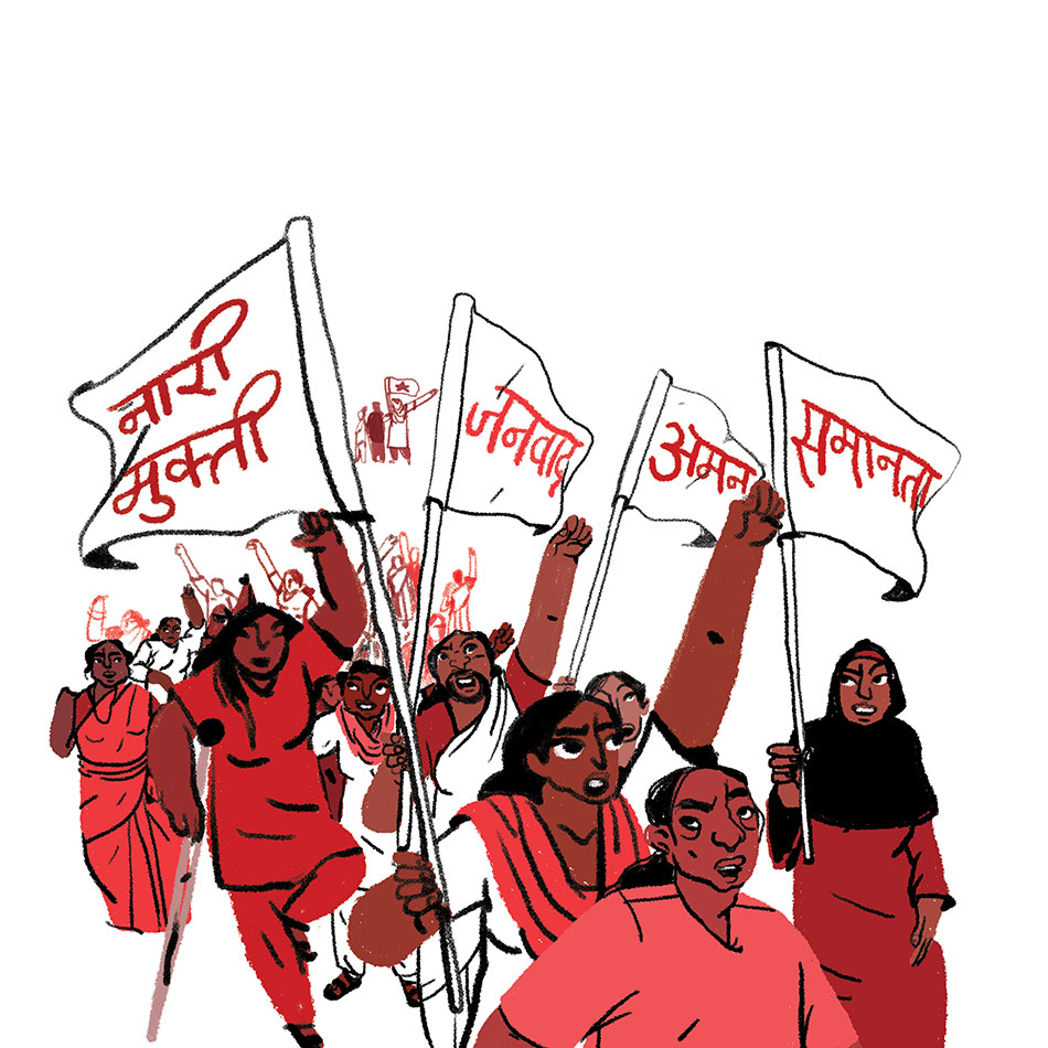 Kruttika Susarla (India) / AIDWA, International Women's Day, 2020