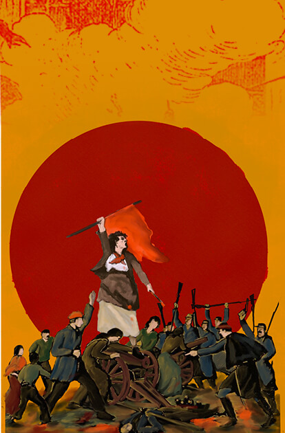 Junaina Muhammed (India), Paris Commune 150, 2021.