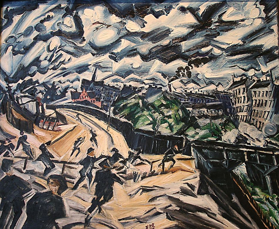 Ludwig Meidner (Germany), Apocalyptic Landscape, 1913.