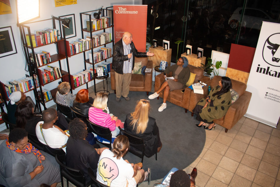 Ronnie Karsils speaking at the book launch of our Ruth First: Selected Writings, 4 May 2023. Credit: The Commune.