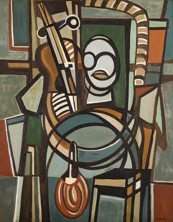 Lygia Clark (Brasil), O Violoncelista ('El violonchelista'), 1951