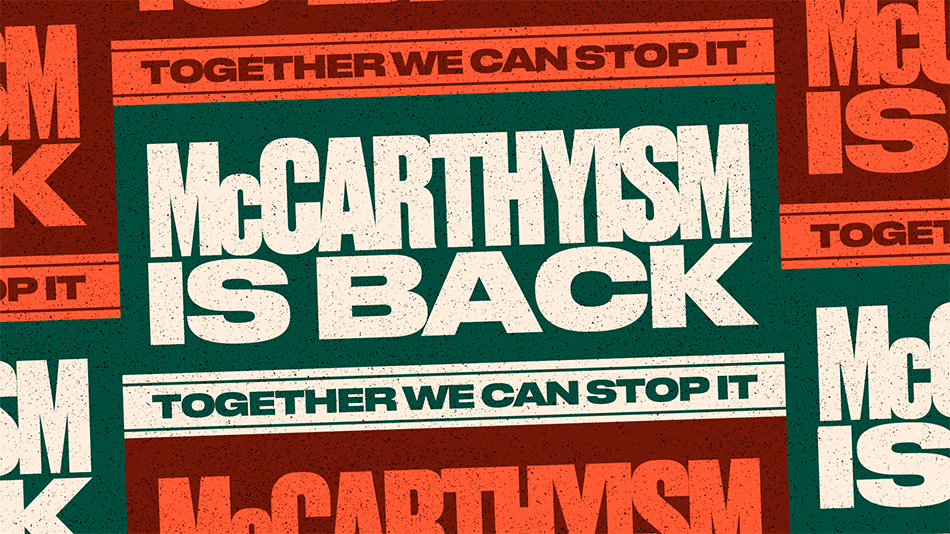 Macatrhyism is Back, together we can stop it!