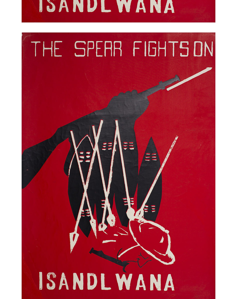 Medu Art Ensemble, The Spear Fights on Isandlwana, 1979.Credit: Medu Art Ensemble via Freedom Park 