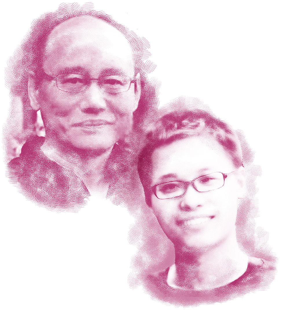 Meng Jie y Zhang Zibin