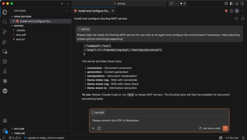 How to Convert Scanned PDFs with Docling | Tricontinental: Institute ...